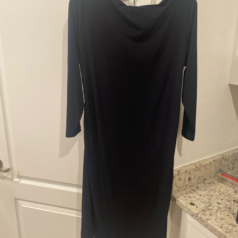Brooks Brothers Classic Black Long Sleeve Dress - Picture 4 of 6